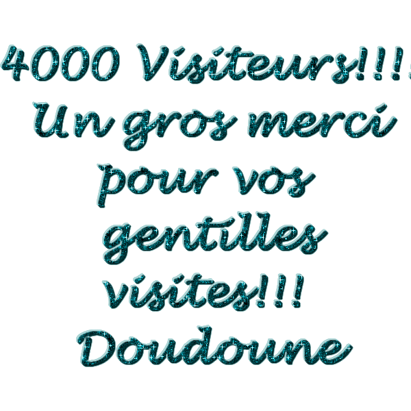 4000 Visiteurs!!!