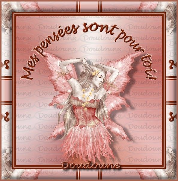 Mes pensées sont pour toi!